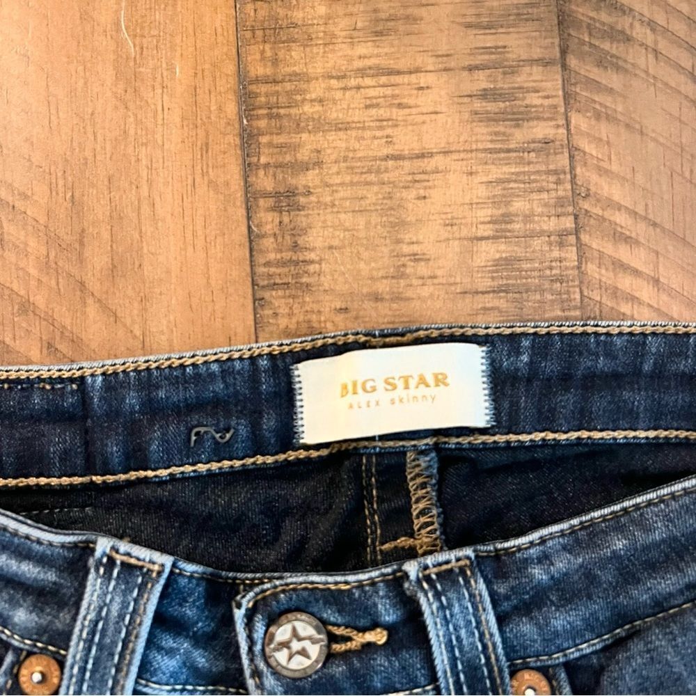 Big Star Jeans Womens Alex Skinny Blue Stretch Denim High Rise Size 26 - Picture 4 of 7